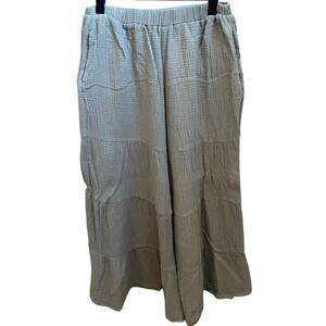 White Birch Green Pants